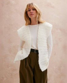 Recht mouwloos damesvest