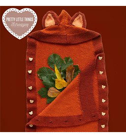 Slaapzak vos gemaakt van Scheepjes Merino soft