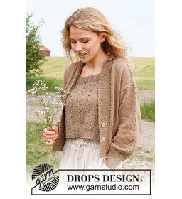 Damesvest Midsummer's Night gemaakt van Drops Cotton Light