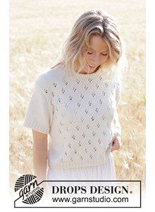 Witte Lentebries Top