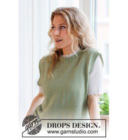 Dames shirt gemaakt van DROPS Flora