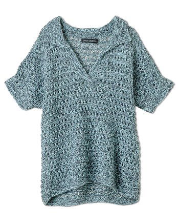 doorschijnend shirt met kraagje