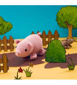 Victor het varken gemaakt van Schachenmayr Catania