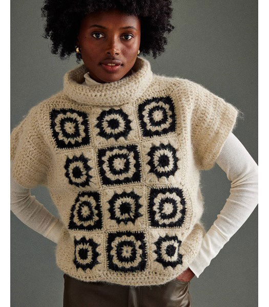 Haakpatroon Spencer in Granny squares