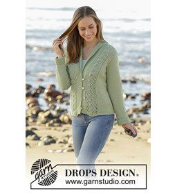 Vest gemaakt van DROPS Flora