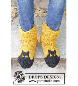 Vleermuis Avontuur Sokken gemaakt van Drops Alaska