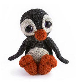 Pinguin gemaakt van Lammy Yarns Canada