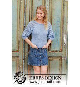 Trui gemaakt van Drops Kid Silk