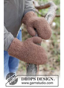 Robuuste, gevilte wanten voor heren