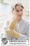 Breipatroon Dandelion Field Mittens van andere kant