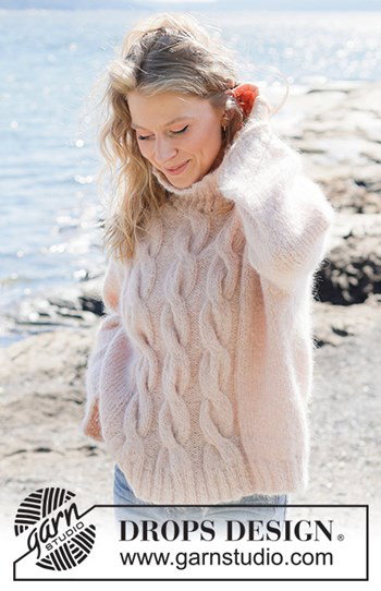 Damestrui met breed kabelpatroon