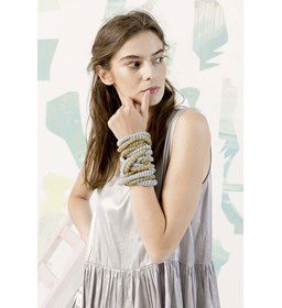 Ketting gemaakt van Lang Yarns Lamé