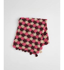 Bloemendeken - Frans gemaakt van Pingouin Pingo Coco