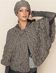 Brei- en haakpatroon Cape met hoofdband