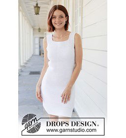 White Harbor Jurk gemaakt van Drops Paris