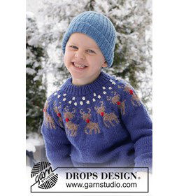 Rudolph's Parade Trui gemaakt van Drops Nepal