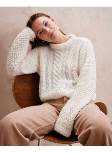 Trui vincia in fantasiepatroon