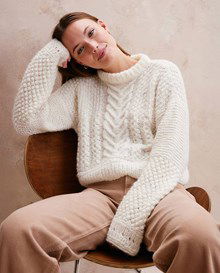 Trui vincia in fantasiepatroon