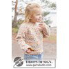 kindertrui met ronde pas Sunset Sprinkles Sweater gemaakt van DROPS Fiesta