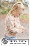 Breipatroon kindertrui met ronde pas Sunset Sprinkles Sweater van andere kant