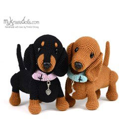 Teckel gemaakt van applicatie