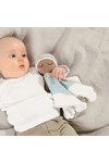 Haakpatroon Baby Blankie Rainbow Lovey pastel van andere kant