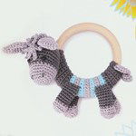 Haakpatroon Rammelaar ezeltje