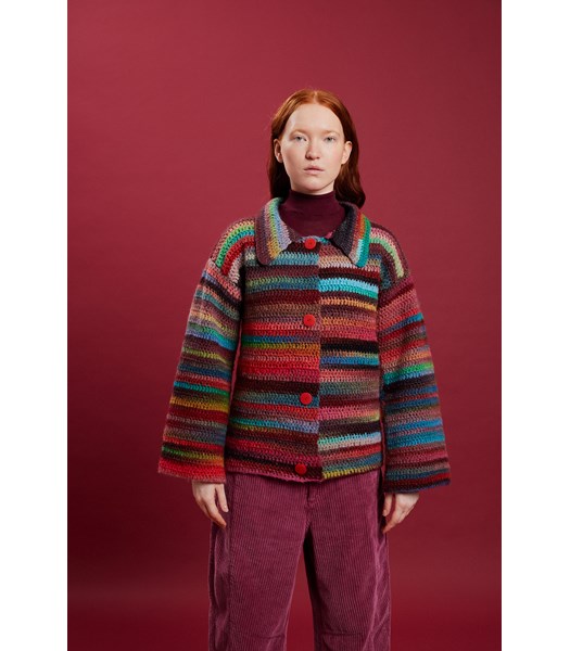 Haakpatroon damesvest Uvana