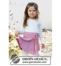 Kinderrok gemaakt van Drops Merino extra fine