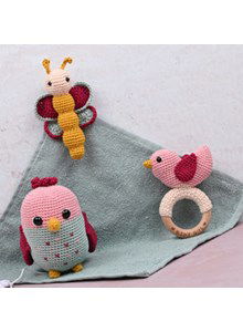 Babyspeelgoed vogel en vlinder