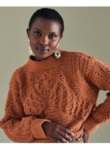 Damestrui met hoge halsbies