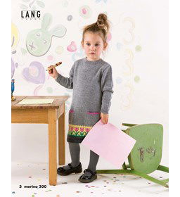 Jurk gemaakt van Lang Yarns Merino 200 bebe