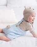 Breipatroon Tuinbroekje met korte pijpjes voor baby