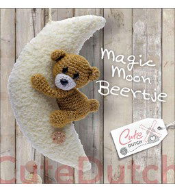 Muziekmobiel beertje op de maan gemaakt van Scheepjes Stone Washed