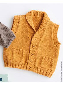 Babyvest met reverskraag