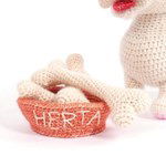 Haakpatroon voerbak en kluifjes