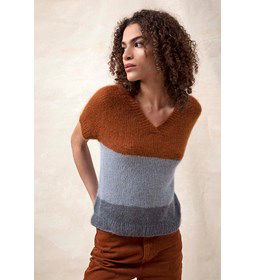 Damestrui met aangebreide korte mouwen