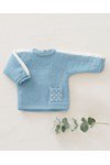 Breipatroon Baby trui van andere kant