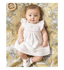 Baby jurkje gemaakt van Phildar Phil Super Baby