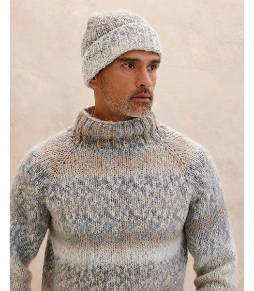Breipatroon Winterse trui met muts