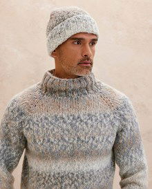 Winterse trui met muts