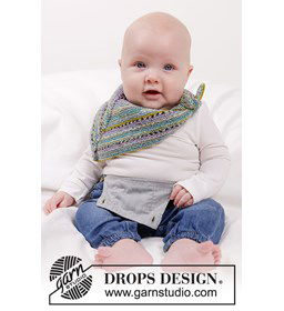 Hartendief Slabber/Omslagdoek gemaakt van Drops Fabel