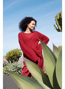 Damesvest met v-hals Lava Garden