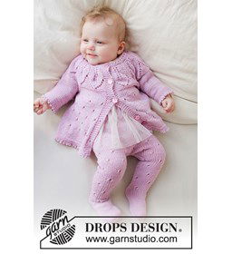 Babyset (broek en vest) gemaakt van Drops Baby Merino