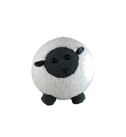 ballonbal schaap gemaakt van Scheepjes Catona 25 en 10 gram