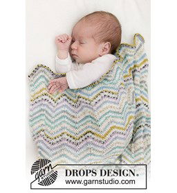 Seaside Seashells Blanket gemaakt van Drops Fabel