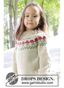 Meisjestrui met herfstpatroon