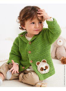 Kindervest met berenhoofdje