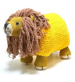 Leeuw gemaakt van Scheepjes Stone Wash XL en XL Minerals