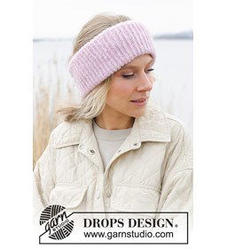 Dubbele hoofdband gemaakt van Drops Air